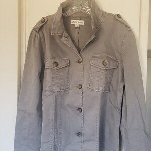 Knox Rose Grey Jacket Size Large